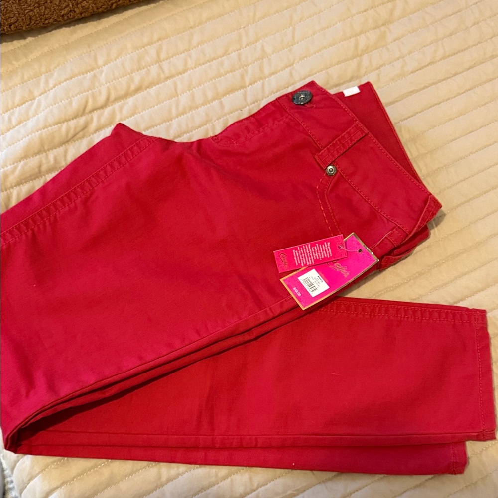 Candie's Red Skinny Jeans for Women